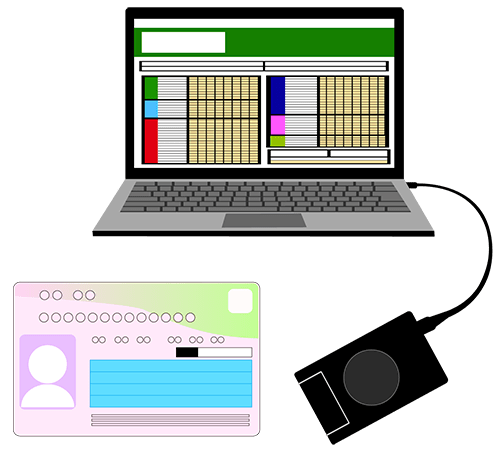 ICカードリーダーで確定申告（e-tax）